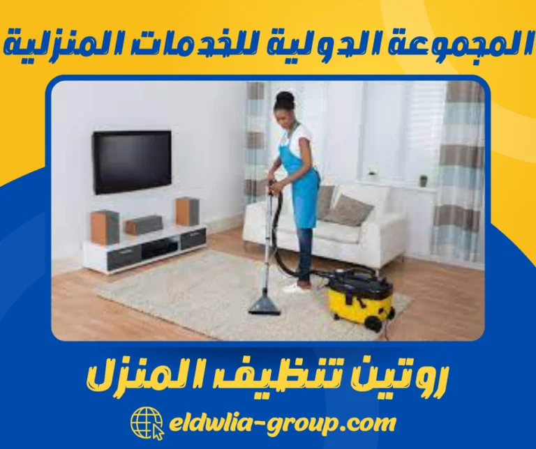 روتين تنظيف المنزل